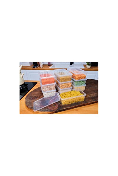 Empressco Set of 20 Plastic Storage Containers, Multi-Purpose for Freezer and...