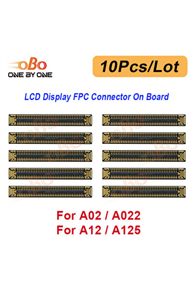 Choice A02 A12 10 قطع من موصلات شاشة LCD FPC على اللوحة الأم لأجهزة A12 A22 A...