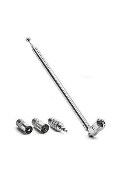 Choice A FM Radio Antenna 1 Set FM Telescopic Antenna 75 Ohm F Type Male Plug...