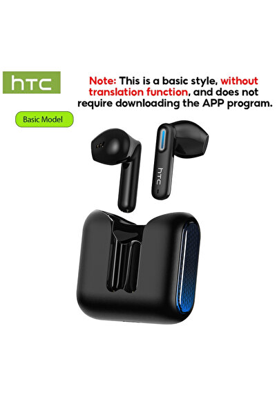 Choice3 Black 2026 Language Translator Earbuds HTC NE49 TWS Low Latency Gamin...
