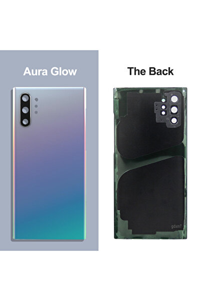 Choice Aura Glow For Note 10 Plus Rear Housing Back Battery Cover with Lens N...