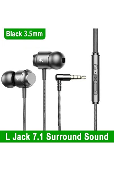Choice3 Black 3.5MM Wired Gaming Headset HiFi Surround Sound With Mic 3.5mm T...
