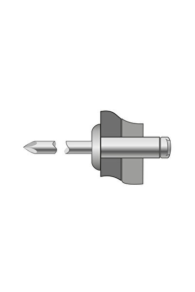 BRALO Set 250 x Pop-nituri Standard Cap Bombat Aluminiu Otel-6 x 16