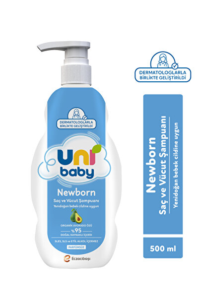 Uni Baby Newborn Yenidoğan Saç ve Vücut Şampuanı 500 ml