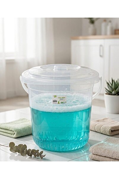 Generic سطل ماء من هوبي 15 لتر شفاف