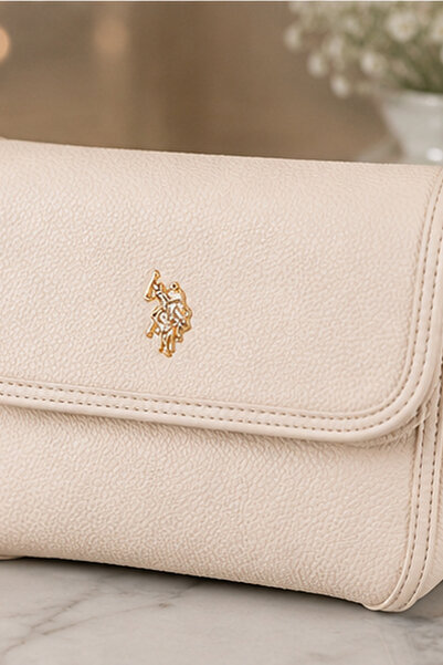 U.S. Polo Assn. USPA FLAP BAG US6563,CREAM