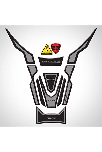 Redline Grafik RKS Freccia Uyumlu Siyah Gri Tank Pad