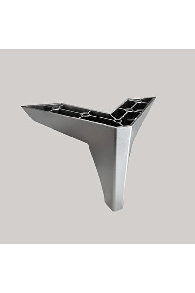 OEM Furniture leg H120 mm, silver