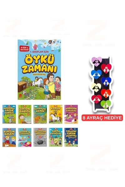Ema Kitap 1.Sınıflar İçin Öykü Zamanı 10 Kitap Set Soru Kitabı İlaveli 8'li Ö...