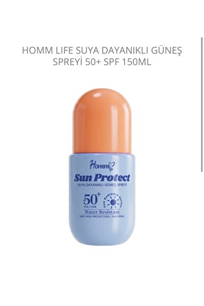 HOMM BİTKİSEL ÜRÜNLER HOMM LIFE SUYA DAYANIKLI GÜNEŞ SPREYİ 50+ SPF 150ML