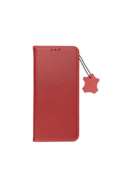 Techwave Θήκη από γνήσιο δέρμα για Xiaomi Redmi Note 13 Pro 5G κόκκινη