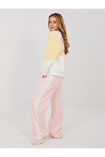 rue parıs Pantaloni Trening Dama Lunga, Larga, RUE PARIS, Roz Casual Model IT...
