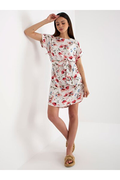rue parıs Women's Dress, RUE PARIS, Viscose, Straight dress, Red, model WN-SK...