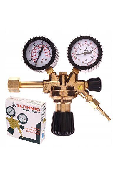 TC Technic Reductor de presiune Argon CO2 MIG-MAG TIG cu manometru și robinet...