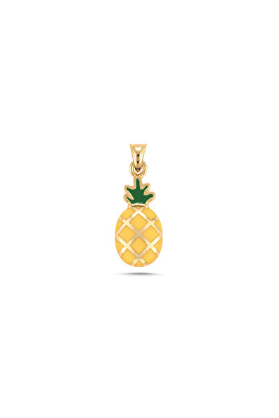 Zeya Kuyumculuk 14 Ayar Altın Ananas Figürlü Kolye Ucu