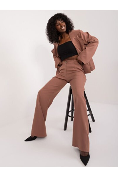 LAKERTA Women's Pants, LAKERTA, Cotton, Elegant, Brown, model LK-SP-509579.22