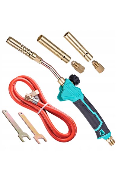 TC Technic Arzător cu gaz pentru lipit, pe propan-butan, 3 duze, furtun de 1,...