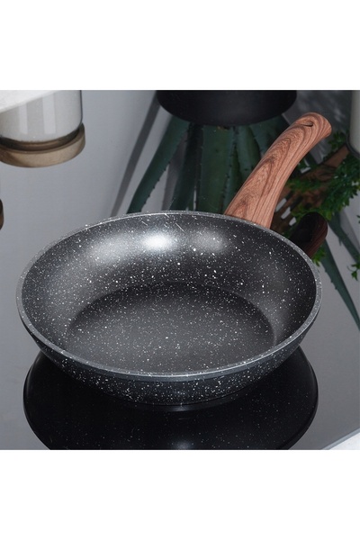 Vilde Set de 2 tigăi GRANITE pentru prăjit și gătit, 20 și 26 cm