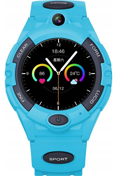 BeMineCollection Smartwatch pentru copii Bemi SPORT Albastru Bluetooth GPS 24...