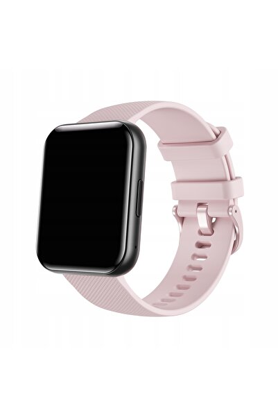 BeMineCollection Bemi SmartWatch Exo Negru + Curea din Silicon Roz 1.91″ 320x...