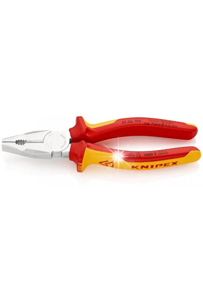 Knipex Clește universal VDE 1000V crom-nichel 19cm 01 06 190