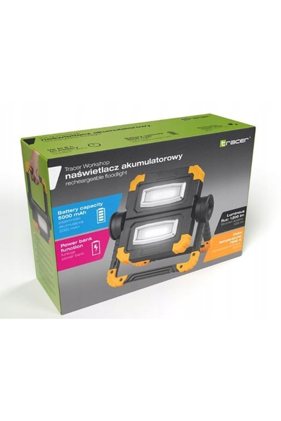 Tracer Lampă reîncărcabilă de atelier 20W, proiector halogen portabil