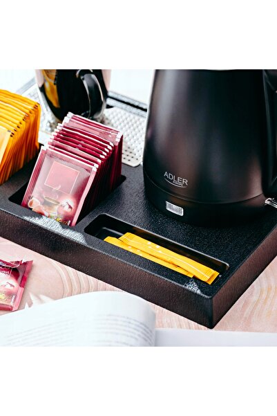 adler Fierbător electric hotelier, set de bun venit TACA, 2 căni AD1387