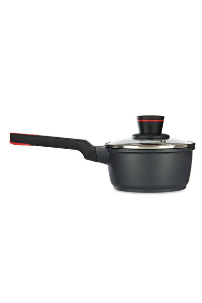 kinvara Rondelă cu capac, din aluminiu, rotundă, neagră, pentru inducție, 16 ...