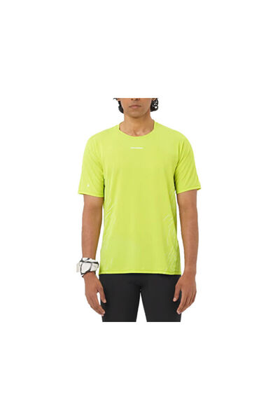 Salomon Sense Aera Ss Tee Gfx Men's Running T-Shirt Lc2751000 Colorful