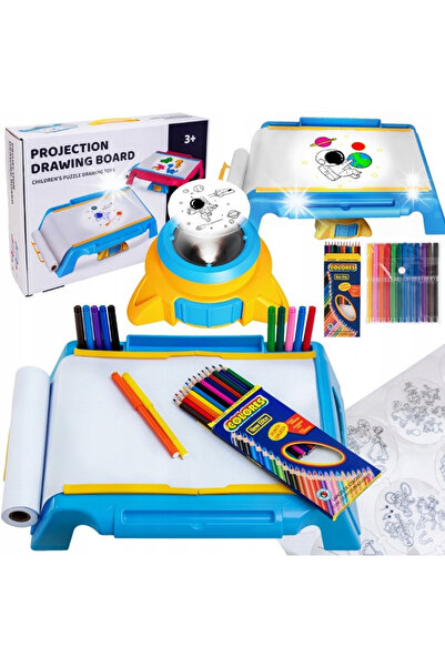 Nobo Kids Masă Birou Iluminat cu LED-uri Desen Tablă Proiector Proiector de l...