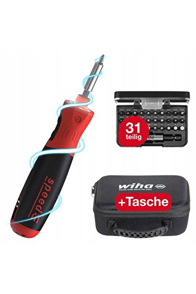 wiha Șurubelniță electrică cu acumulator POCKETDRIVE + biți / Șurubelniță ele...
