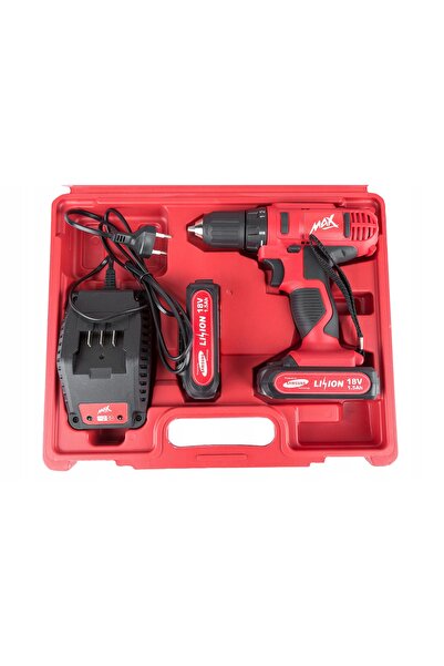 Max Șurubelniță electrică 2xACU 18V LI-ION 1.5Ah MXCD18