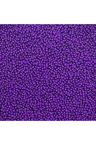 Bi hızlı 11/0 Cam Kum Boncuk Çekoslovakya Boncuğu 2 mm 40 gram Mor