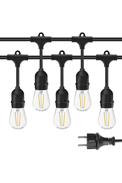 VLK Lions Ghirlandă Luminoasă Decorativă 5m cu 10 Becuri Filament E27, Lumină...