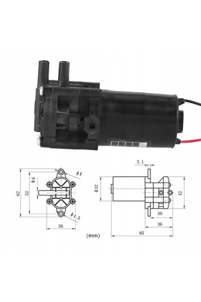NO BRAND ZC-A210 Pompă de apă sub presiune, cu autoamorsare, 12V