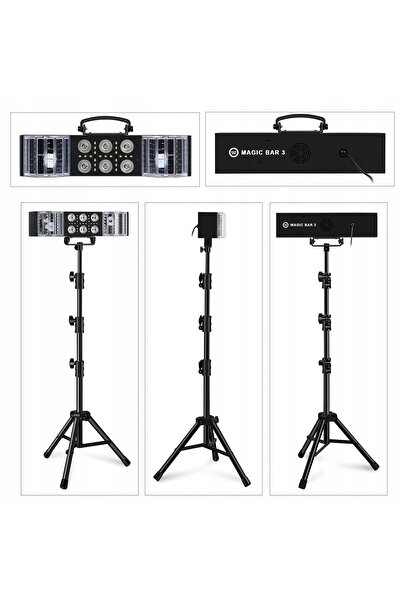 LIGHT4ME Proiector multiefect pentru discotecă și club, 3 în 1 RGBW + PILOT