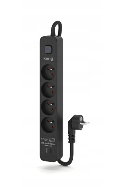 HSK DATA Prelungitor cu 4 prize USB-C + USB