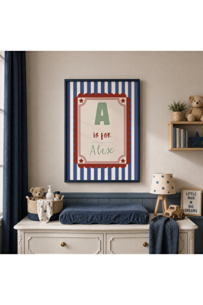 luxorpixels (Çerçevesiz) Kişiselleştirilebilir Çocuk Odası Poster