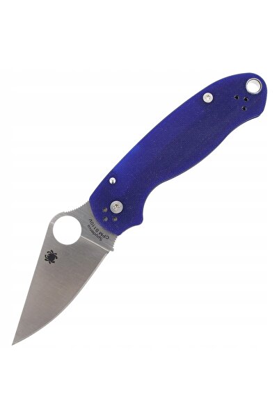 Spyderco Nóż Para 3 G-10 Albastru închis (C223GPDBL)