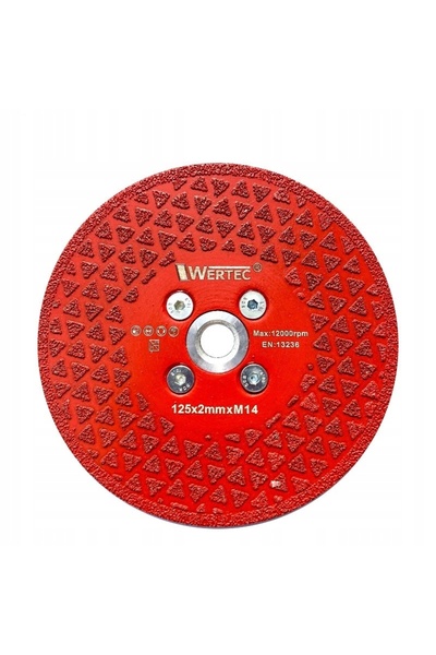 WERTEC DISC DE TĂIERE ȘI ȘLEFUIT 125X2XM14