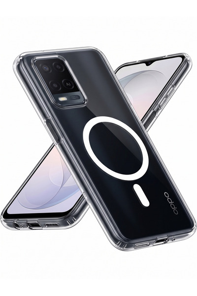 Rivor Oppo A16 & Oppo A54 & Oppo A55 Uyumlu Kılıf Kamera Yükseltili Magsafe Ş...