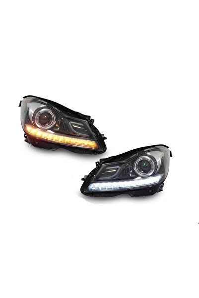 Genel Markalar Mercedes-Benz W204 2011- Ön Far Set (Holojeni-Xenona Çevirme)