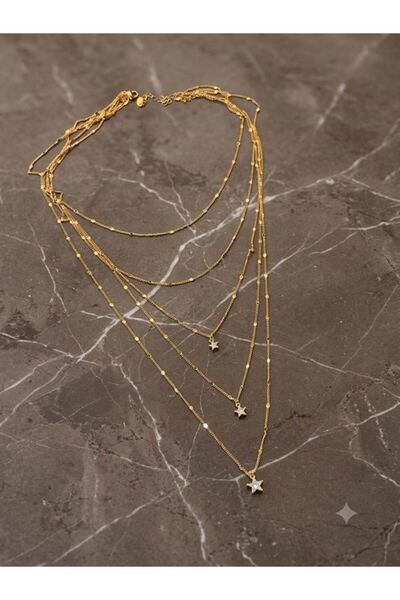 Generic Brand Multiple Chain Necklace - Gold