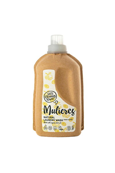 Mulieres Detergent pentru Rufe cu 99% Ingrediente Naturale Fresh Citrus 1.5L