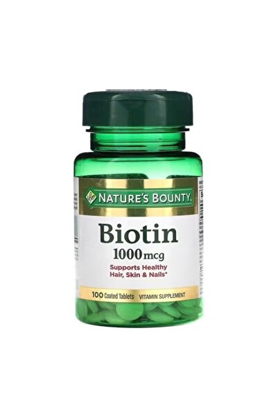 Nature's Bounty BIOTIN 1000 MCG - HAIR,SKIN & NAILS TABLETS 100
