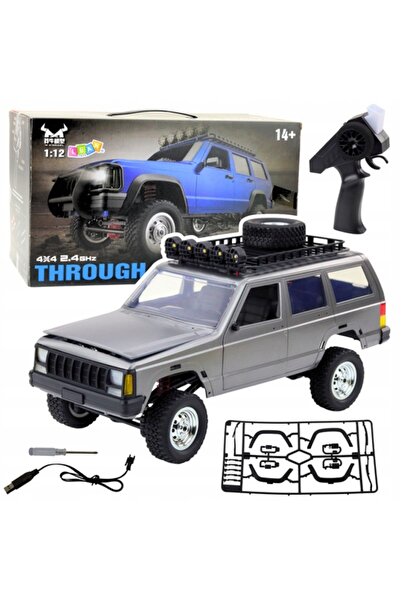 LeanToys Mașină RC Off-road 4x4 MN78 Argintie Scară 1:12