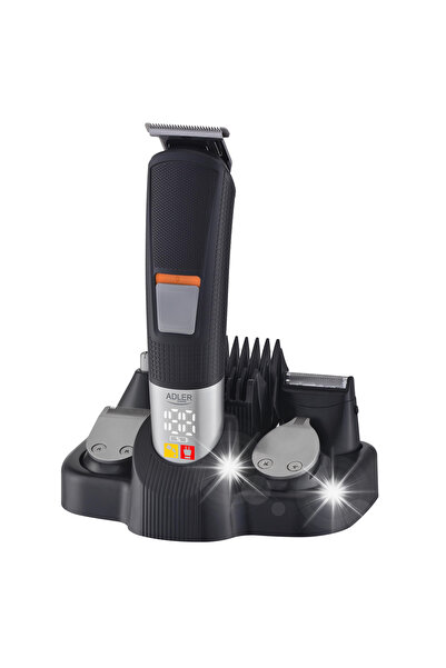 adler Aparat de tuns și ras pentru păr, barbă, nas, urechi, set XXL 5 în 1