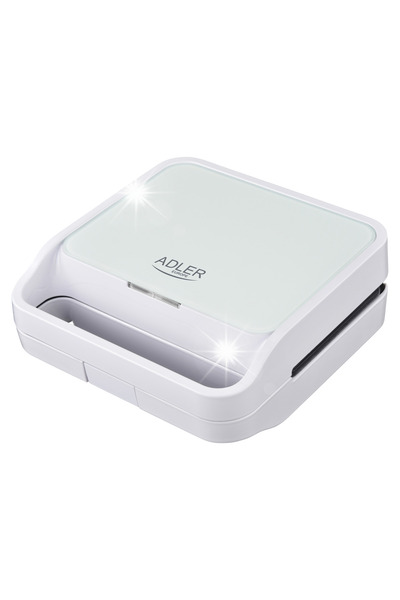 adler Aparat de făcut sandvișuri 2 în 1, grill electric pentru toast și sandw...