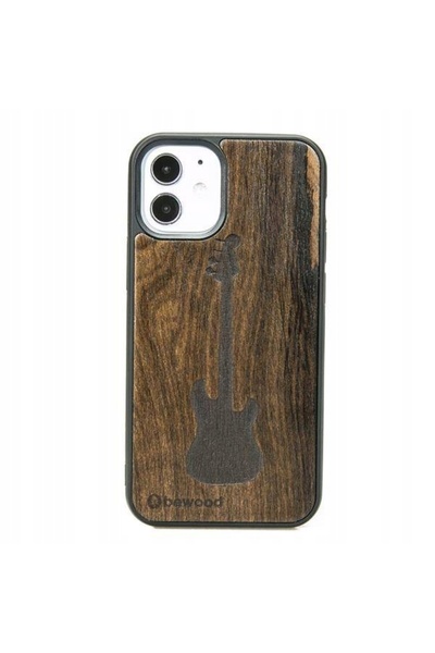 BewooDesign Husă Bewood pentru iPhone 12 Mini Chitară din Palisandru