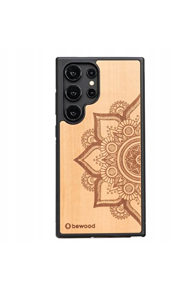 BewooDesign Husă din lemn Bewood pentru Samsung Galaxy S24 Ultra MANDALA JABŁOŃ